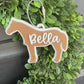 Horseback Riding Bag Tag for Kids Custom Name Horse Riding Keychain Personalized Equestrian Team Gift Equestrian Coach Gift Stocking Stuffer