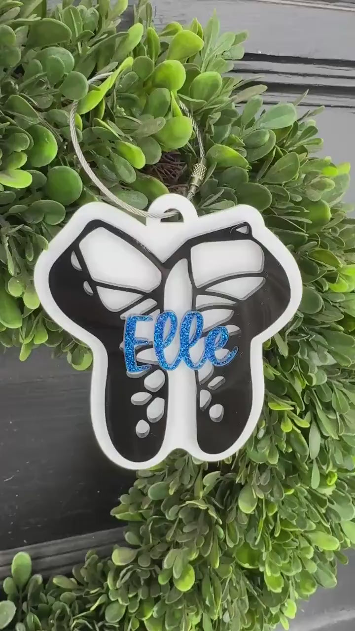 Personalized Irish Dancing Bag Tag | Custom Dance Name Keychain | Irish Dance Gift | Feis Accessory | Irish Dancer Backpack Tag | Ghillies