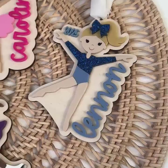 Gymnastics Ornament for Custom Gymanst Gift or Keepsake