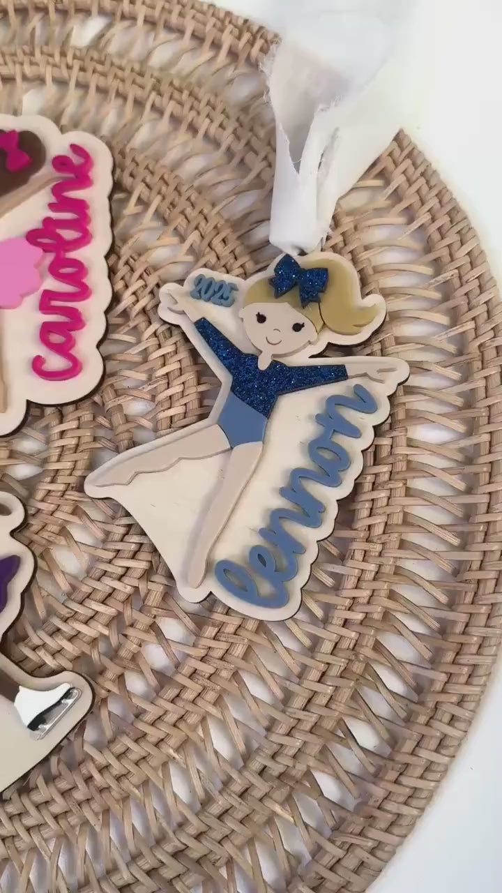 Gymnastics Ornament for Custom Gymanst Gift or Keepsake