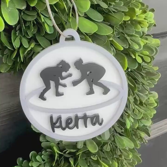 Wrestling Bag Tag for Kids Custom Name Wrestling Keychain Personalized Wrestling Gift Wrestling Coach Gift Wrestling Stocking Stuffer