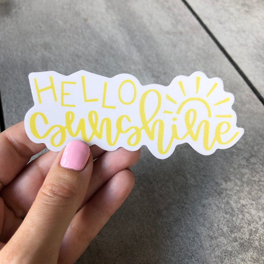 Hello Sunshine Sticker