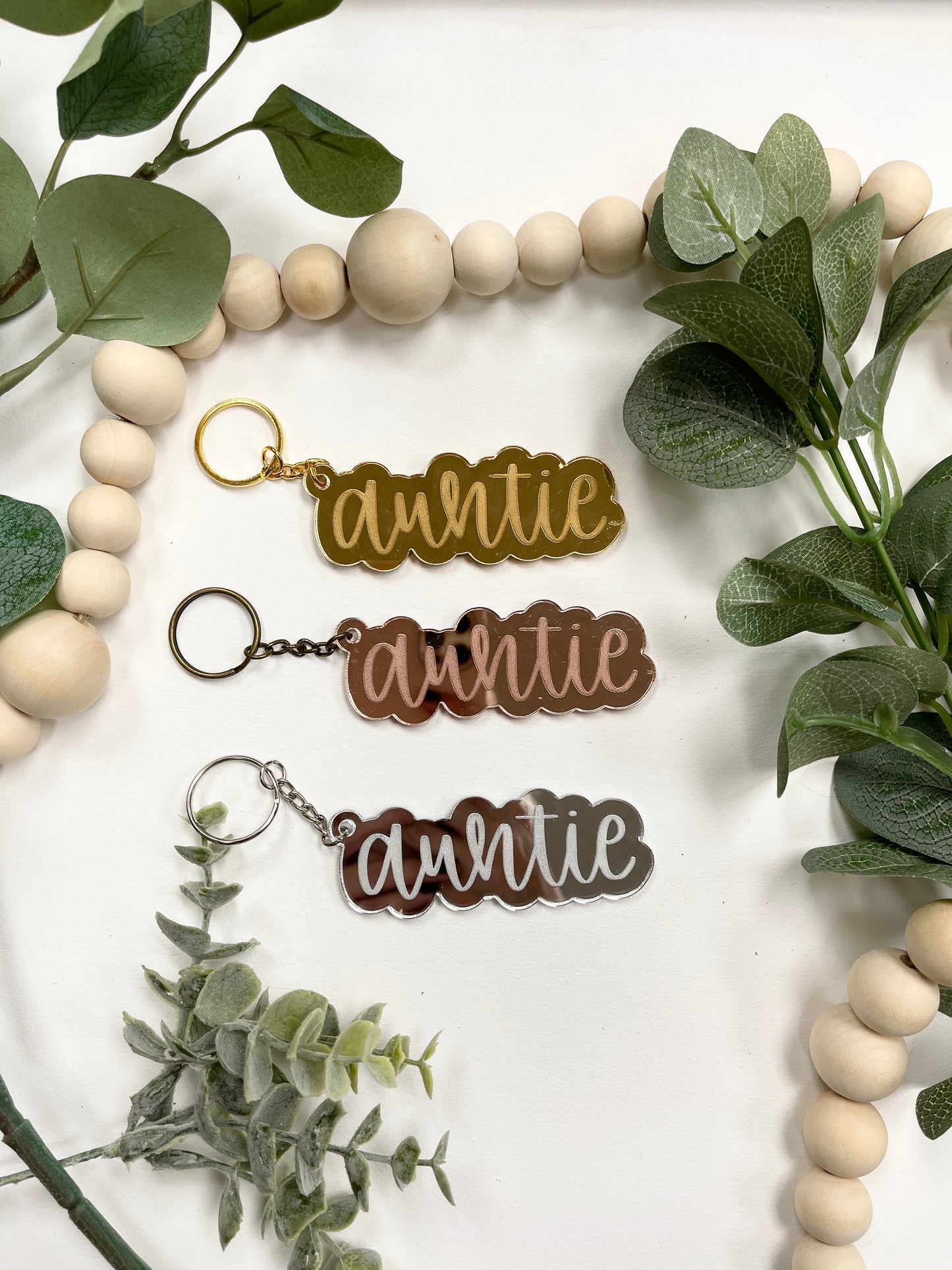 Auntie Acrylic Keychain