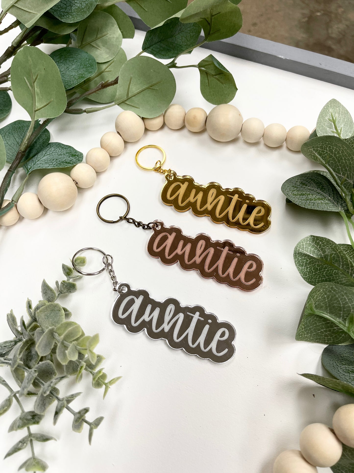 Auntie Acrylic Keychain