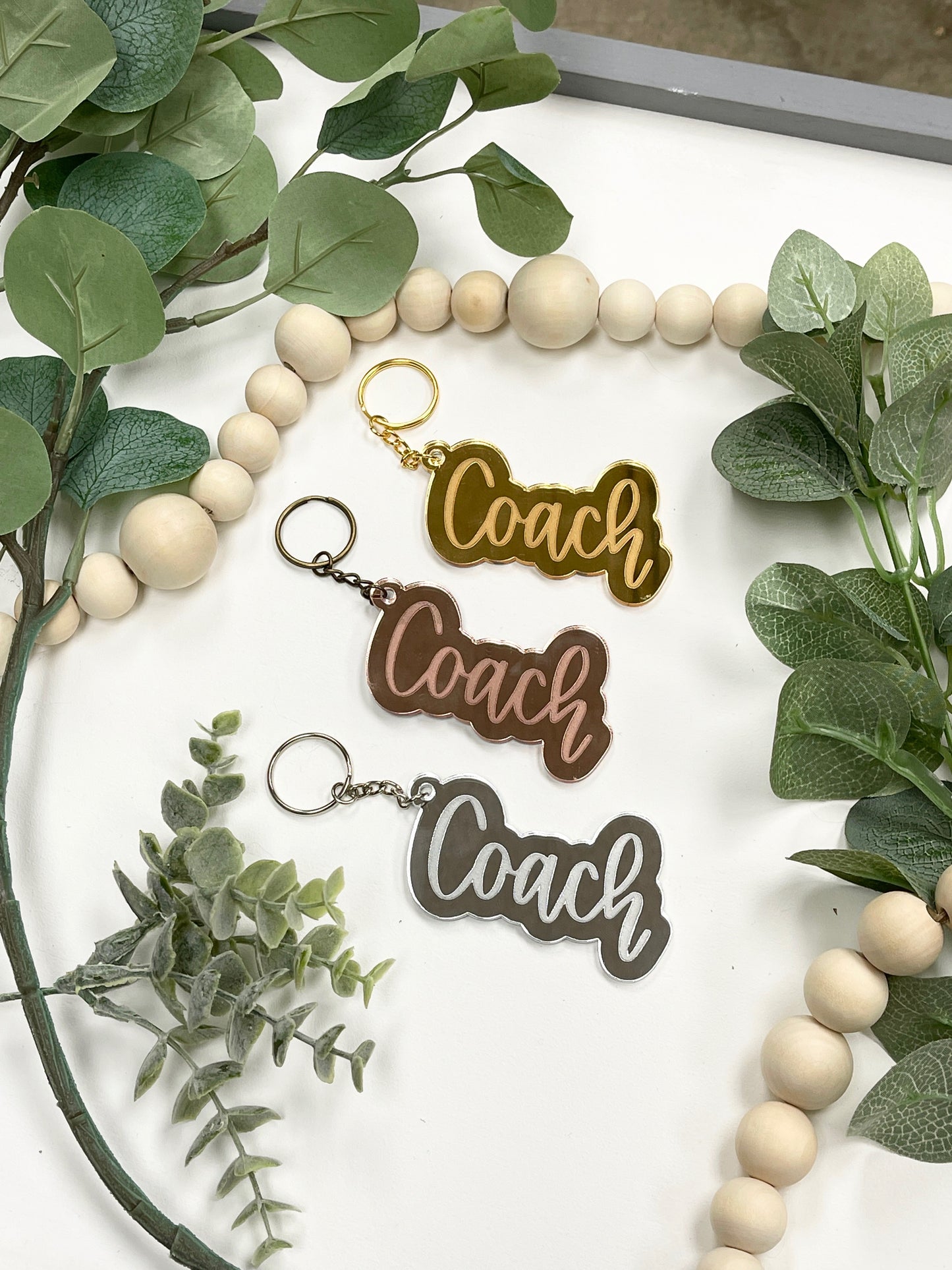 Coach Acrylic Keychain