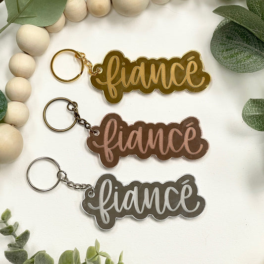 Fiance Acrylic Keychain