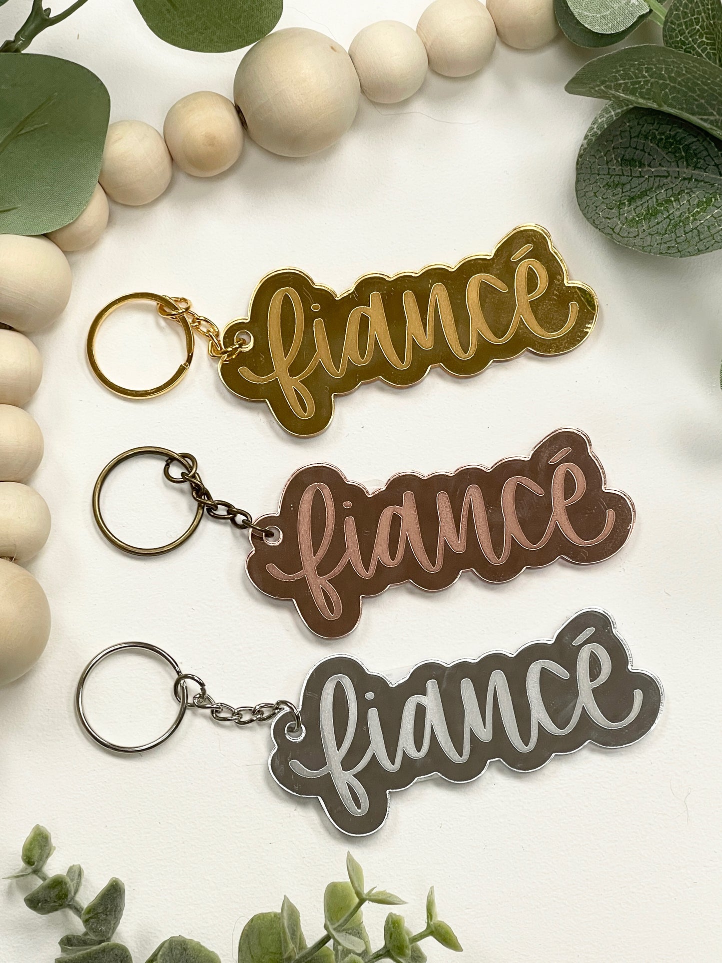 Fiance Acrylic Keychain