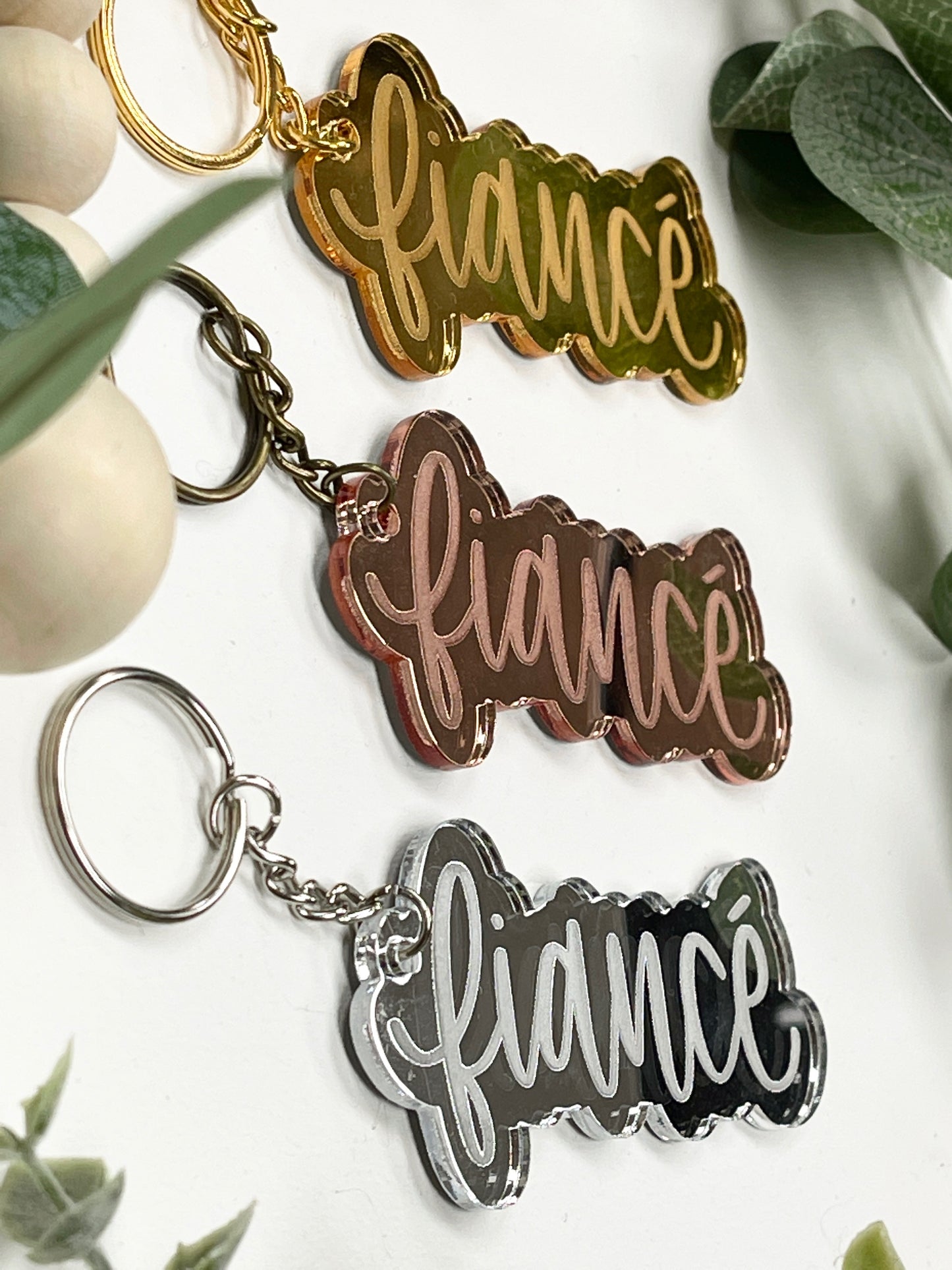 Fiance Acrylic Keychain