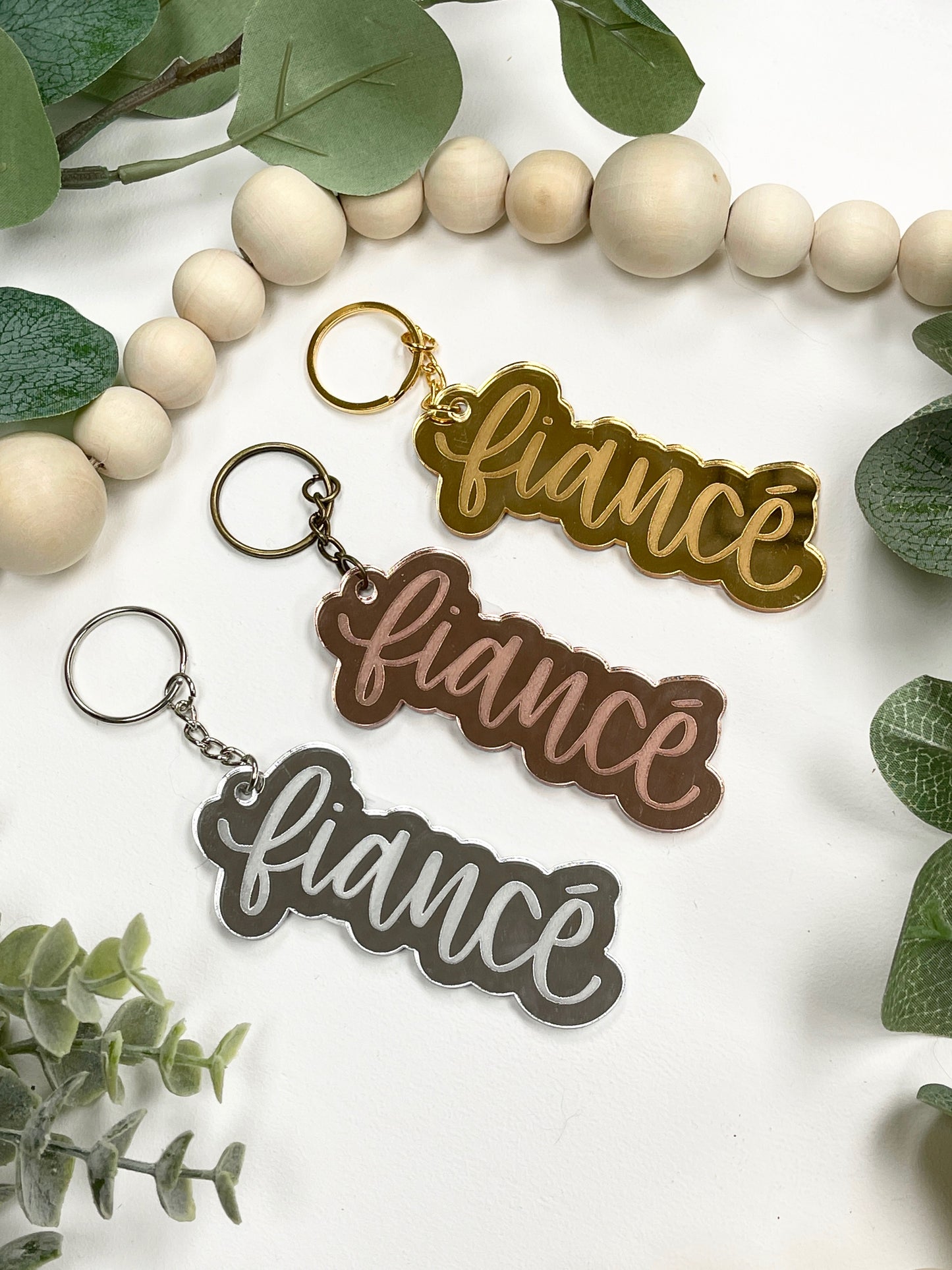 Fiance Acrylic Keychain