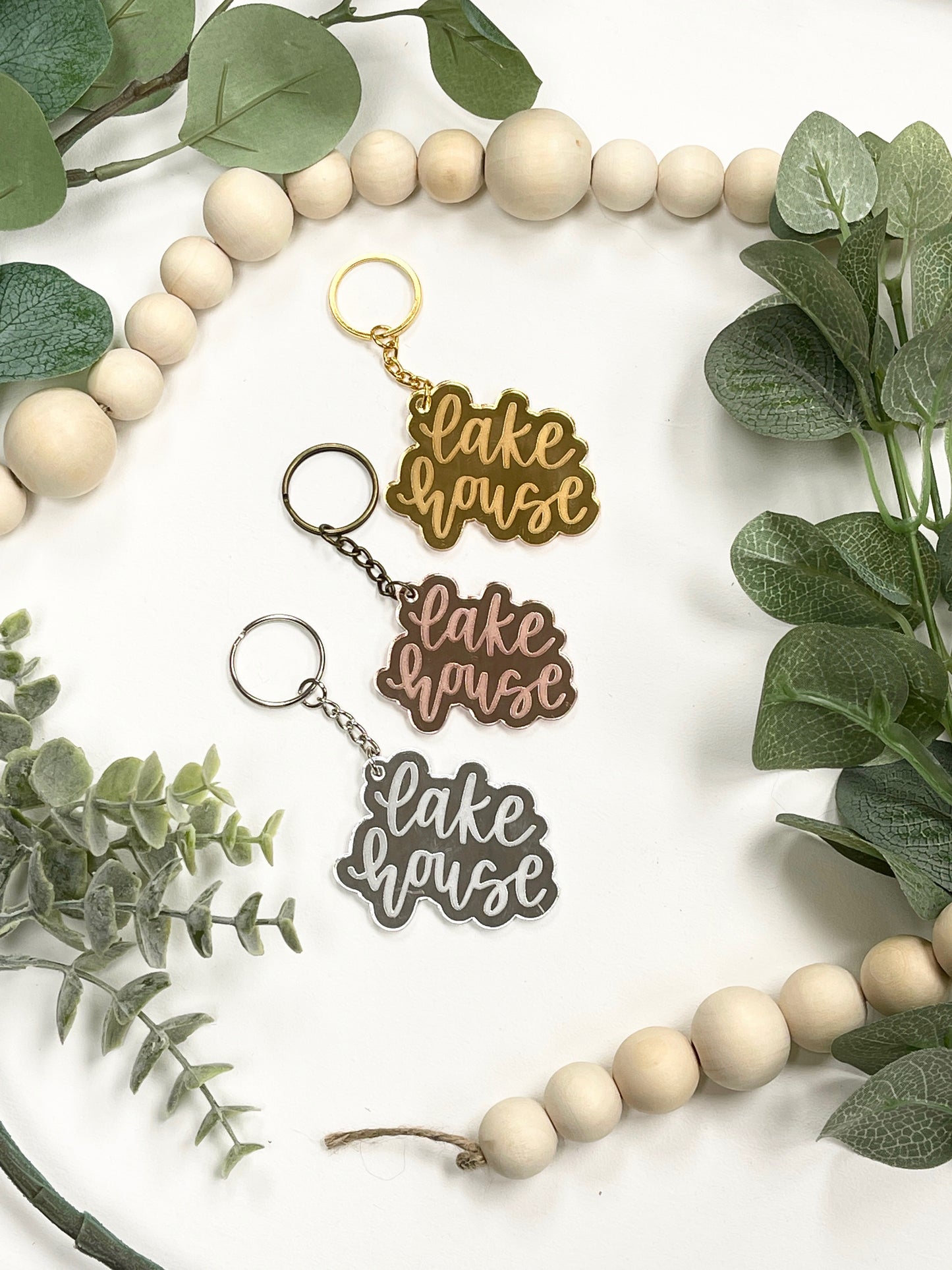 Lake House Acrylic Keychain