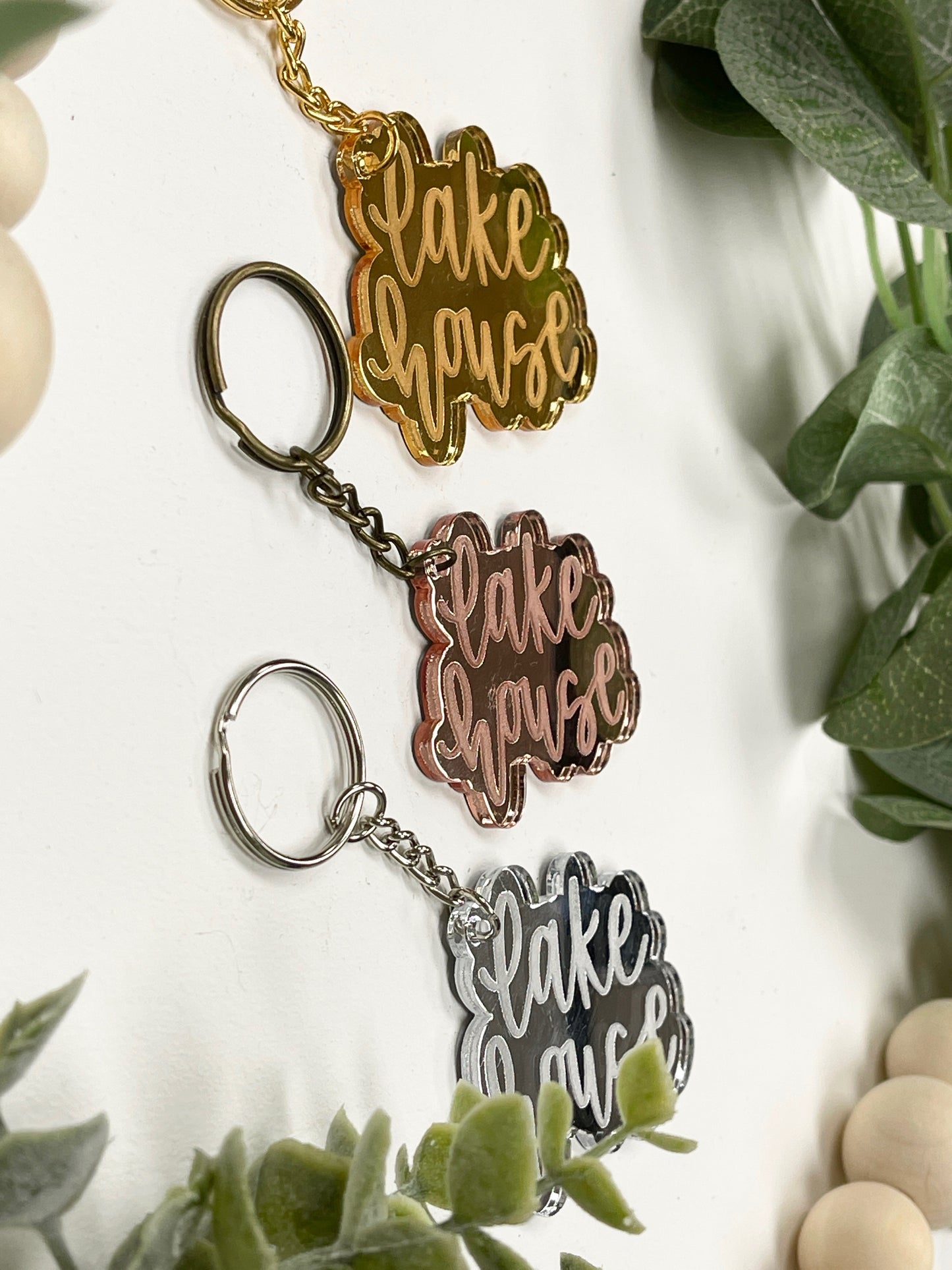 Lake House Acrylic Keychain