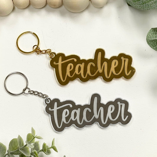 Teacher Acrylic Keychain