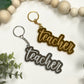 Teacher Acrylic Keychain