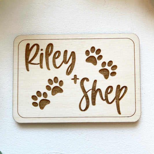 Pet Name Magnet