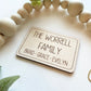 The ____ Family with First Names Magnet