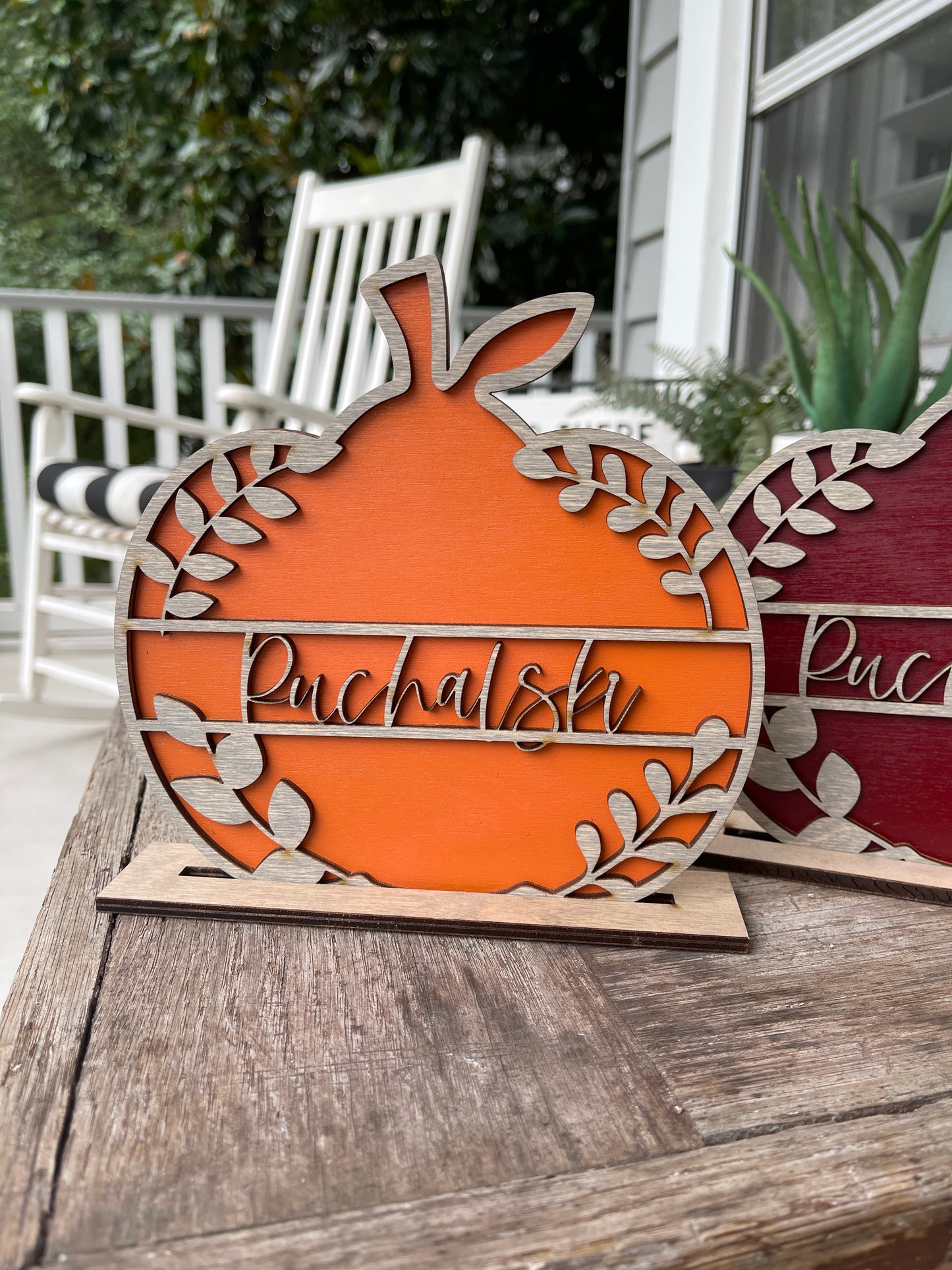 Personalized Pumpkin