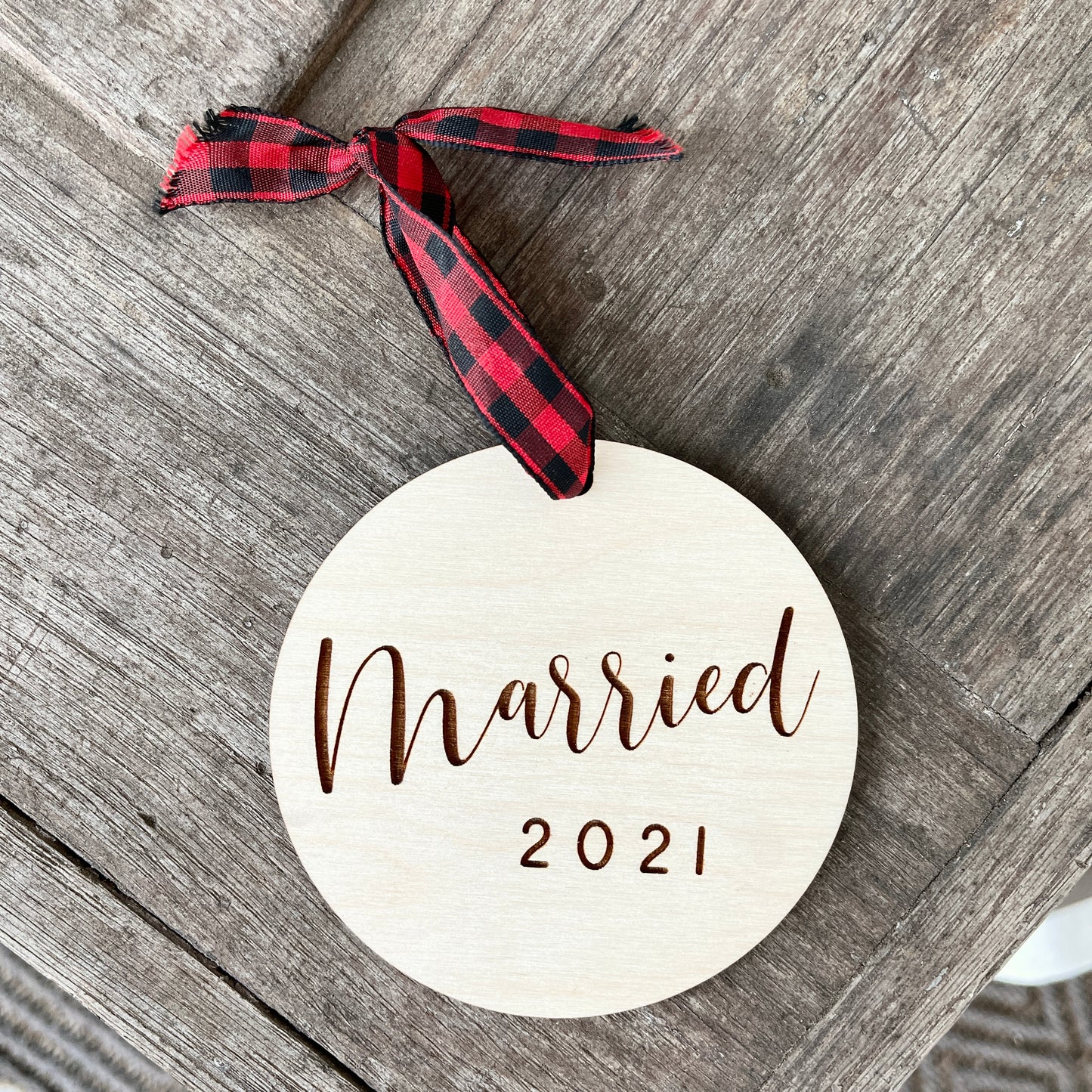 Married 2021 Ornament