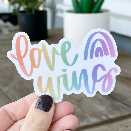 Love Wins Sticker