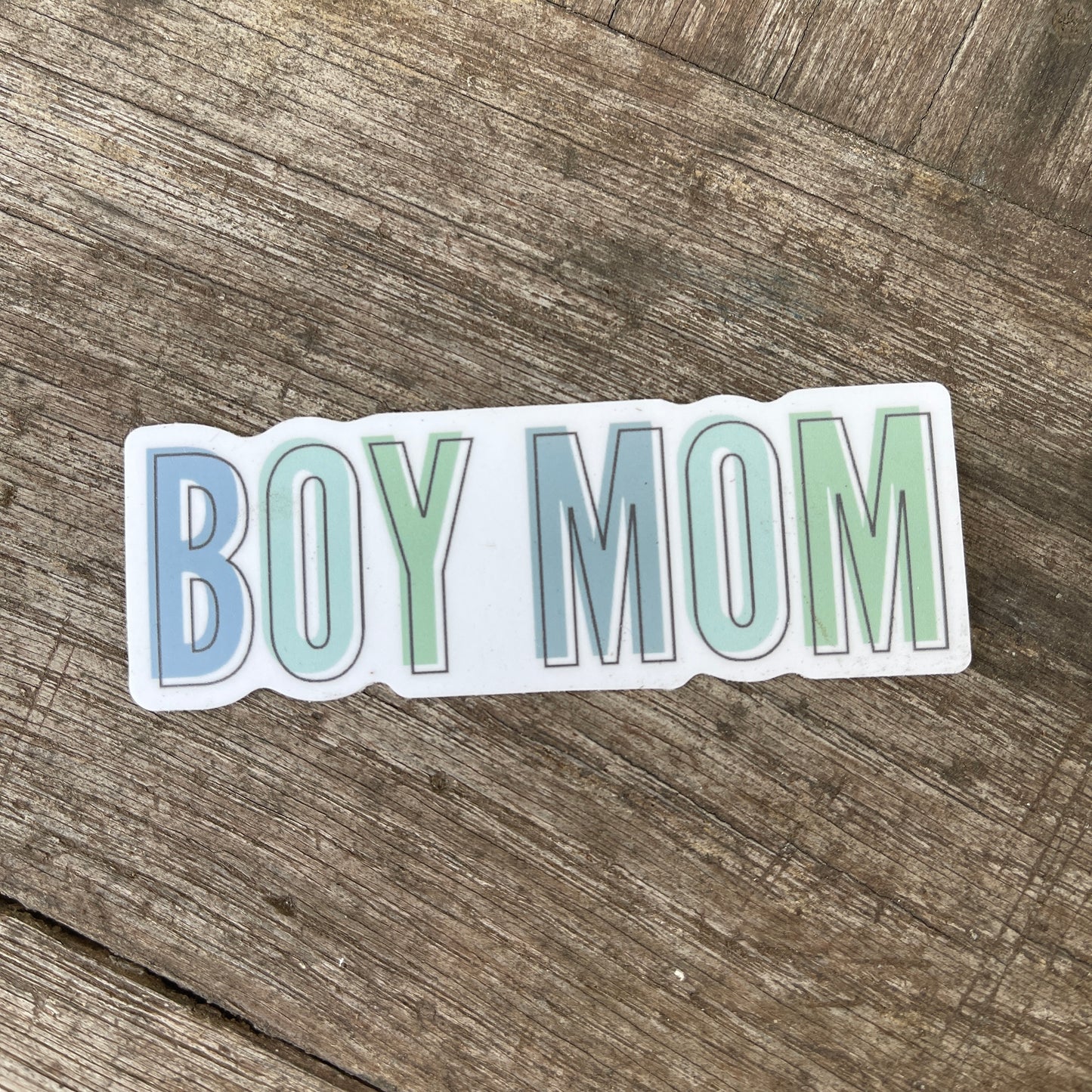 Boy Mom Color Sticker