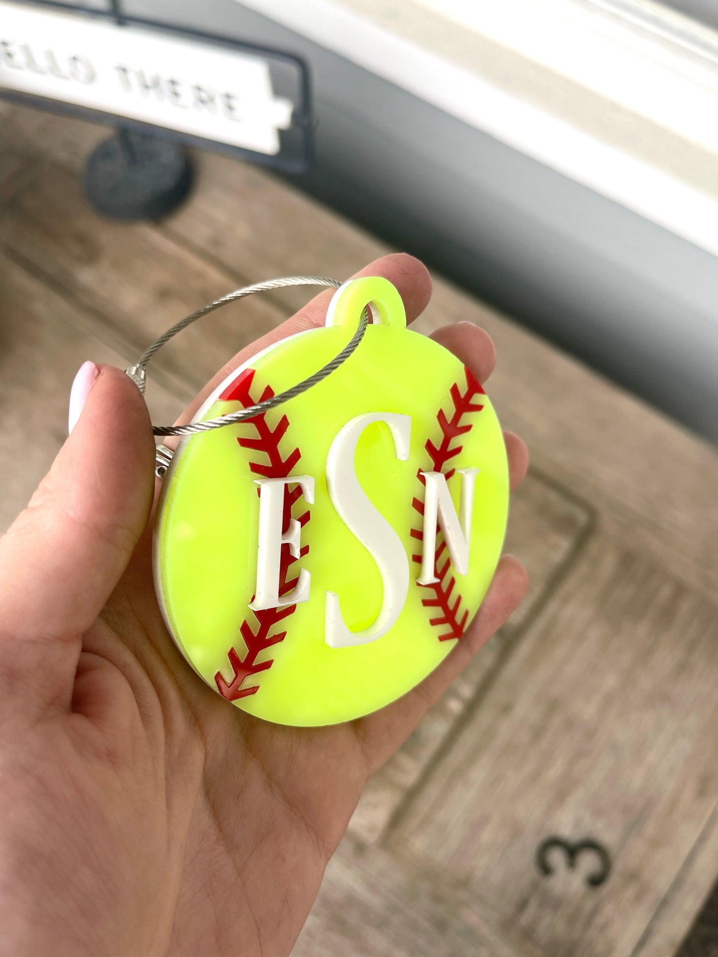 Softball Bag Tag