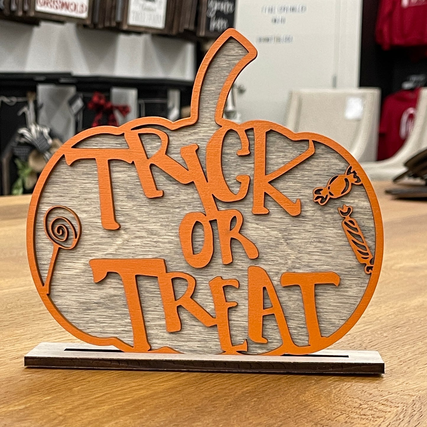 Small Trick or Treat Pumpkin