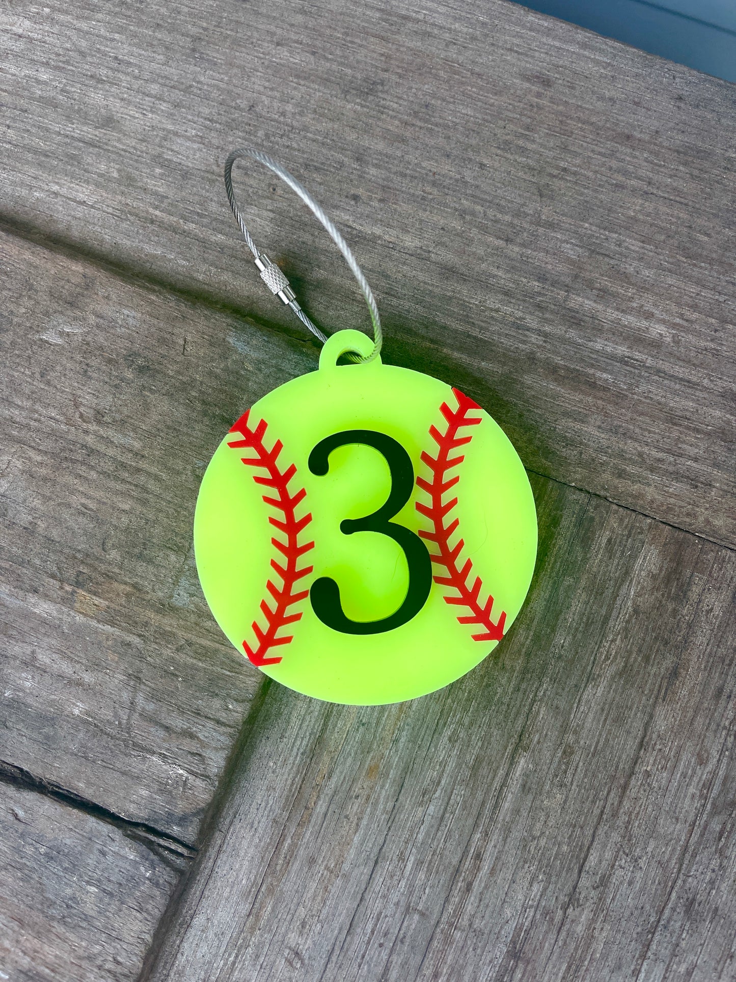 Softball Bag Tag